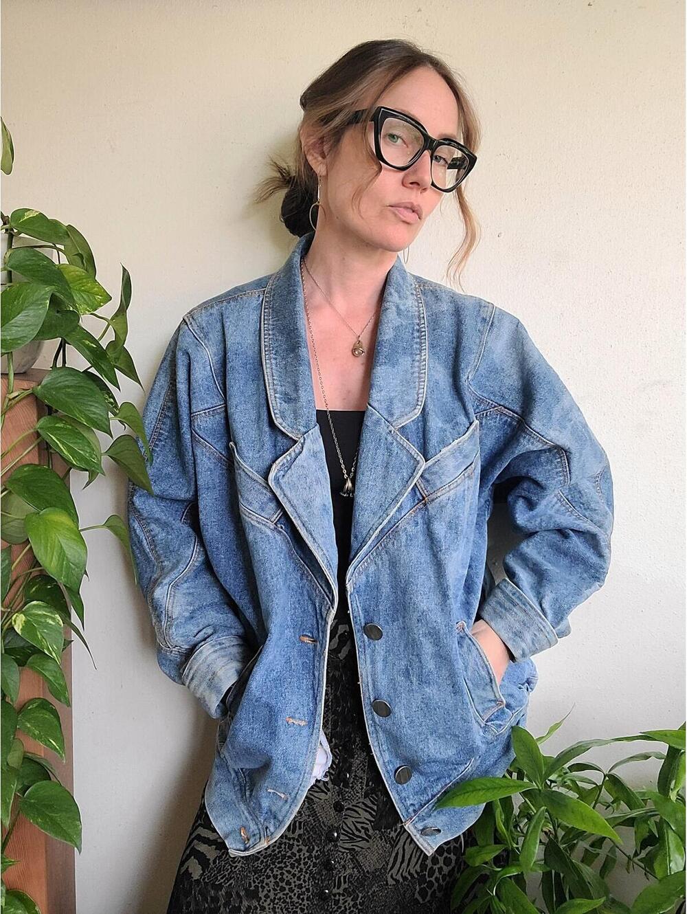 The Kimmy Vintage 80s Jean Jacket L